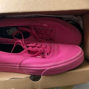 Pink Canvas lowcut Vans